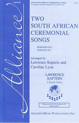 Two South African Ceremonial Songs SAATBB choral sheet music cover